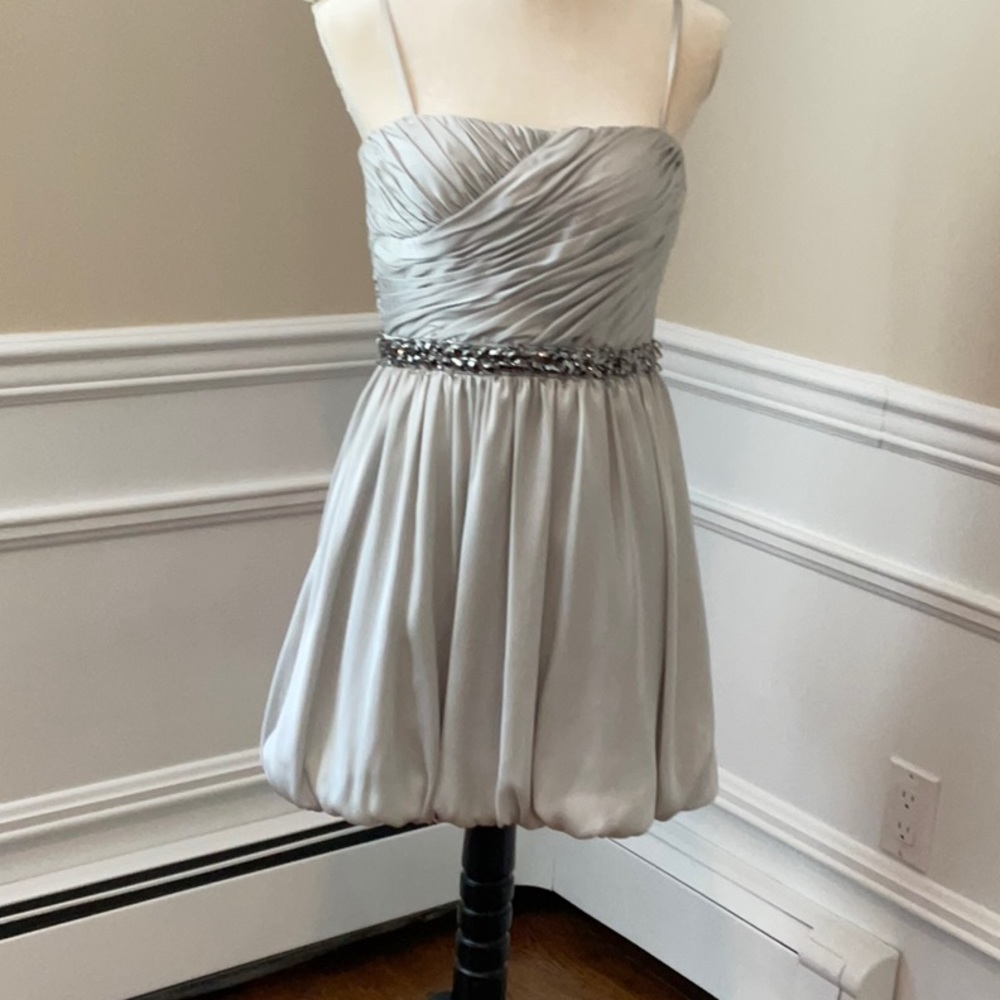 Stunning LMCollection~Silver/Gray Cocktail Dress~ SIZE 8